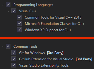 Visual Studio C++ components - C++ Basic Constructs