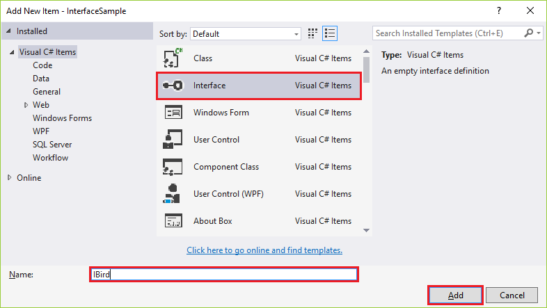 New interface in Visual Studio - Object-Oriented Programming in C# .NET