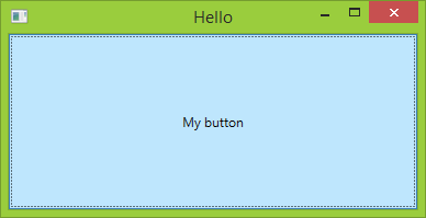 Button in the WPF application in C# .NET - Form Applications in C# .NET WPF