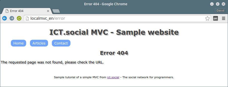 ICT.social MVC framework v PHP – Rendering the view - Simple Object-Oriented CMS in PHP (MVC)