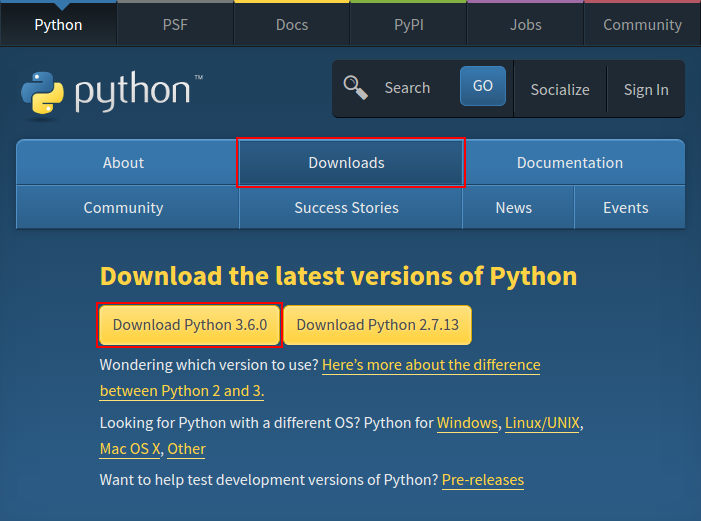 Downloading the Python programming langage and IDLE - Python Basic Constructs