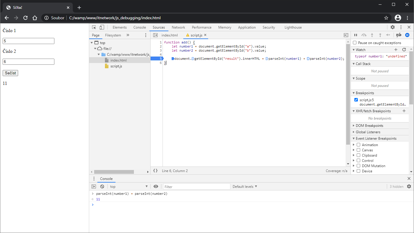 Visual Studio Code, WebStorm and JS debugging