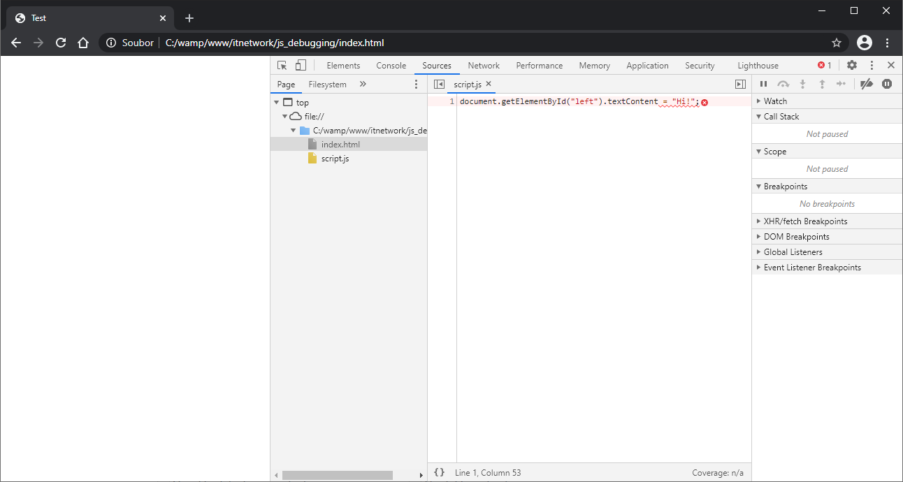Visual Studio Code, WebStorm and JS debugging