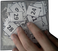 Cards with numbers for practising sorting algorithms - Algorithms