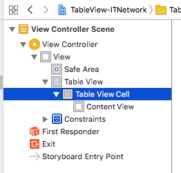 Selecting the prototype cell in TableView - Developing iOS Applications in Swift