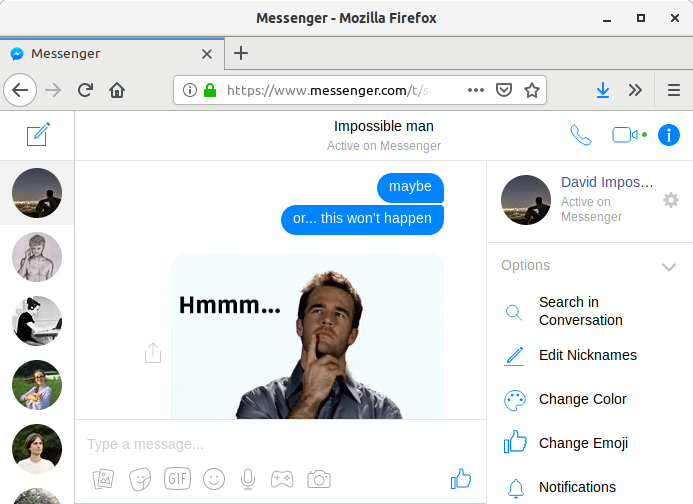 Facebook private messages solution - Best Software Design Practices