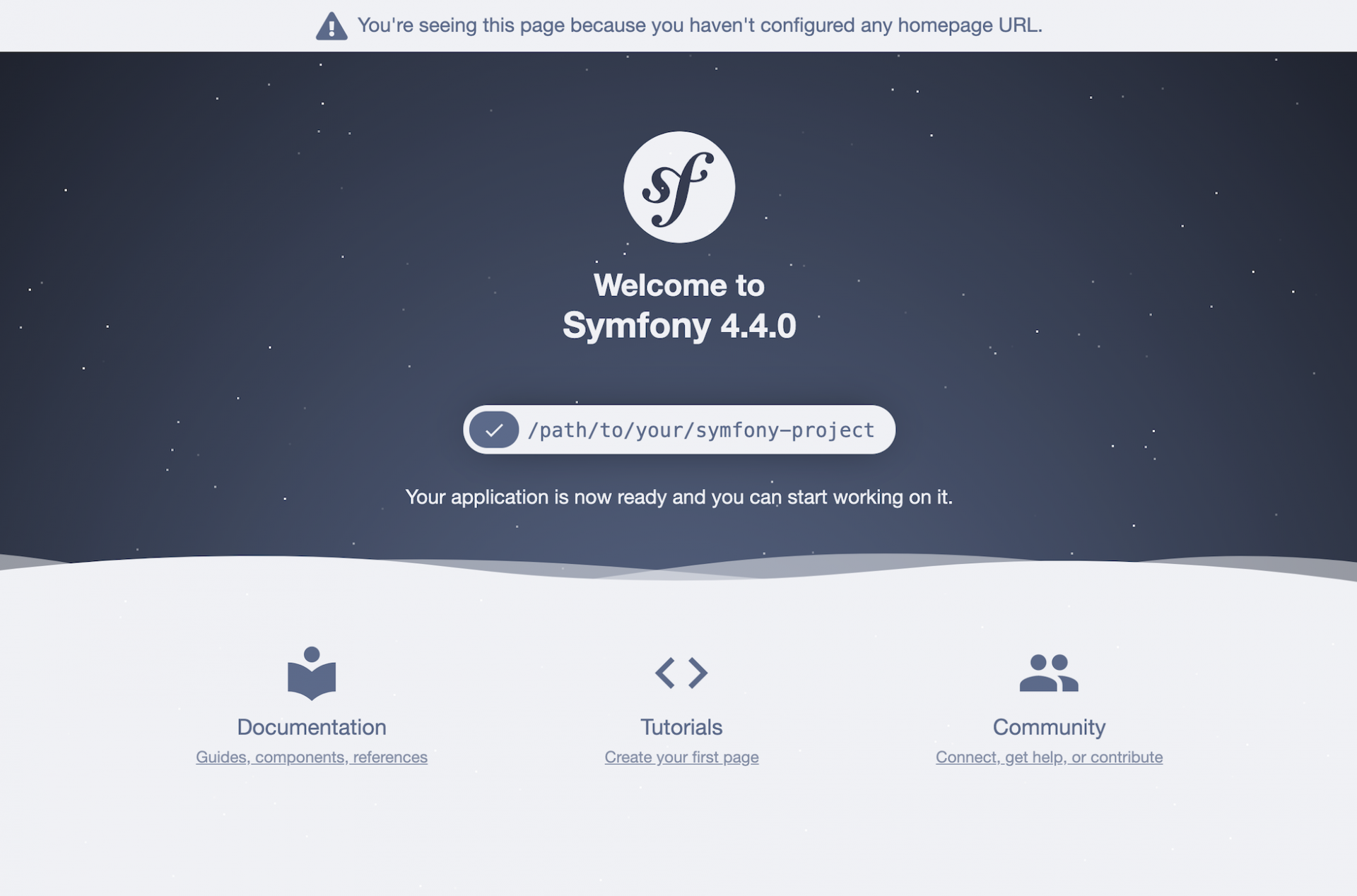 Symfony framework launched - Symfony framework basics